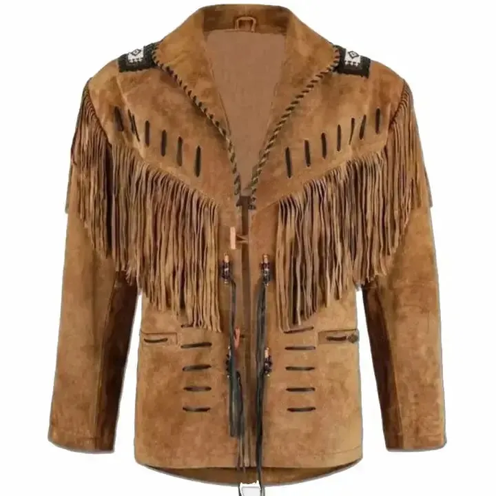 Men's Traditional Western Cowboy Leather Jacket – Classic & Stylish