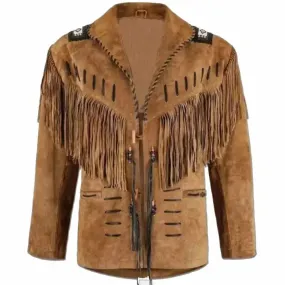 Men's Traditional Western Cowboy Leather Jacket – Classic & Stylish