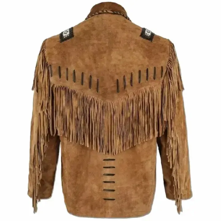 Men's Traditional Western Cowboy Leather Jacket – Classic & Stylish