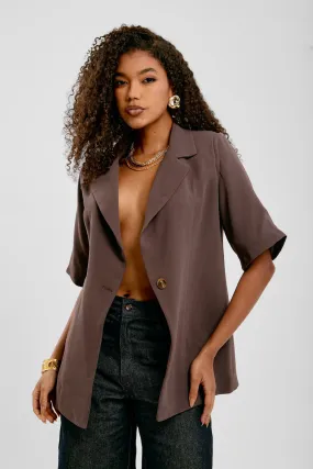 Mocha Flow Blazer