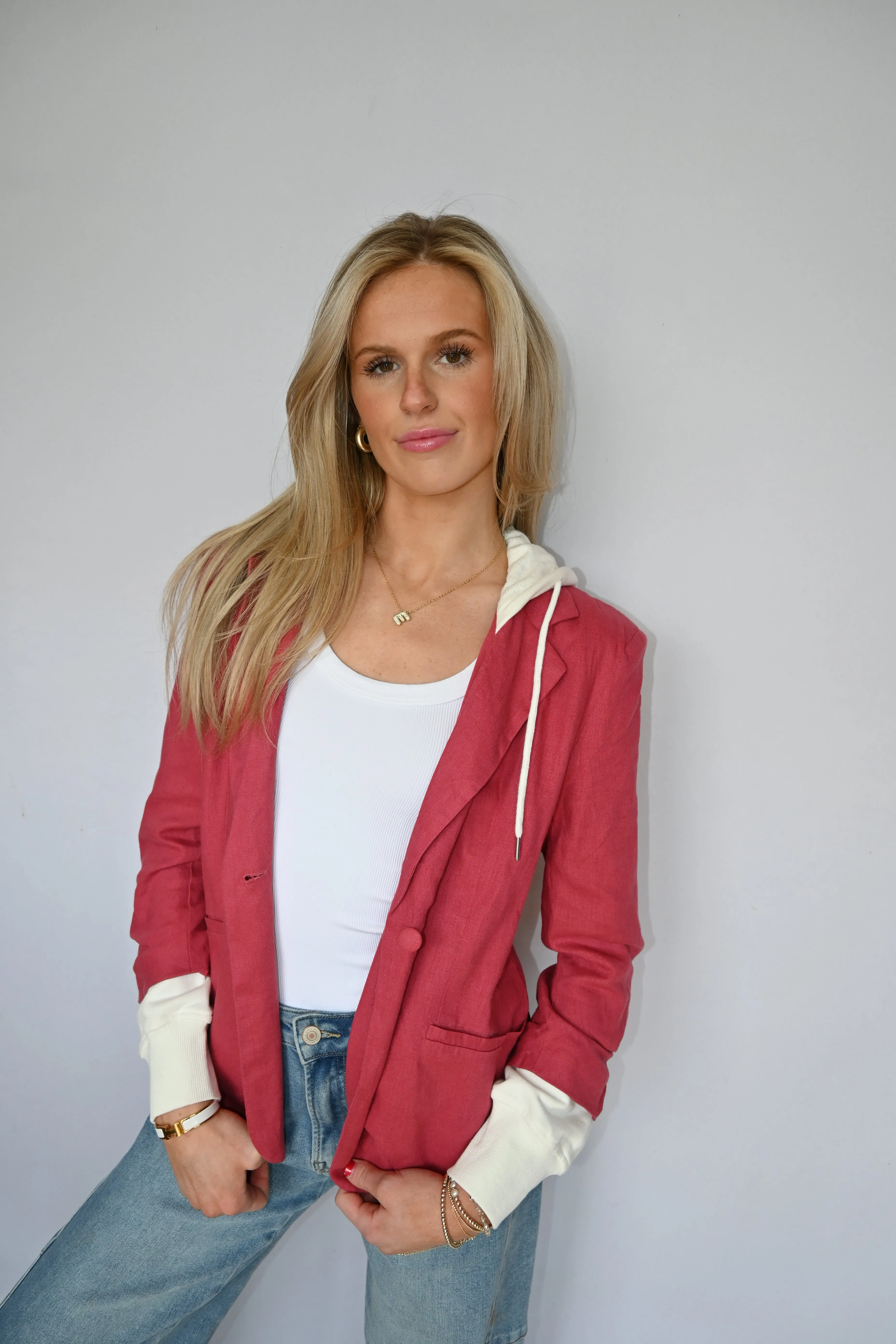 Momentum Linen Blazer