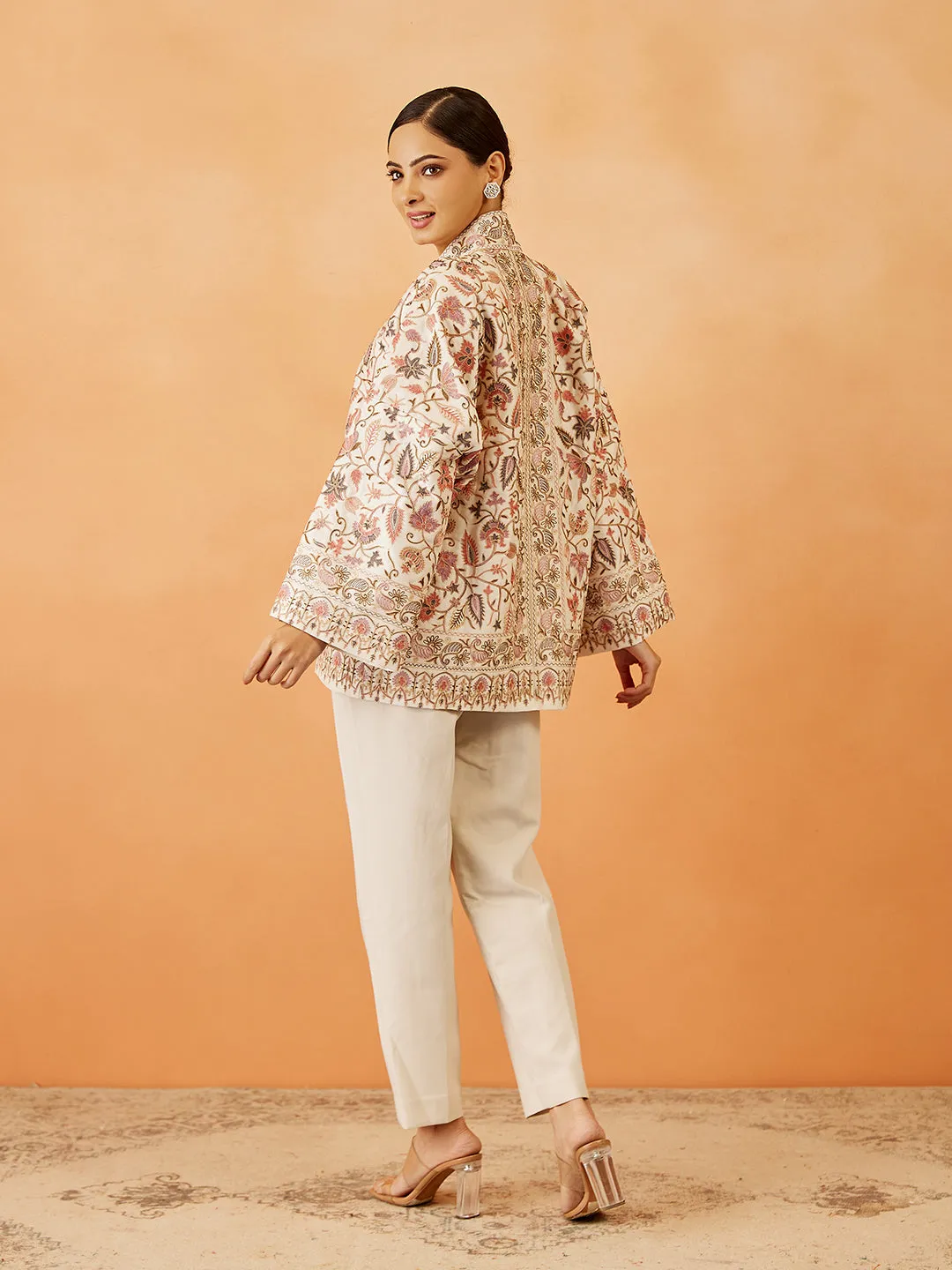Nalki Embroidered Cape