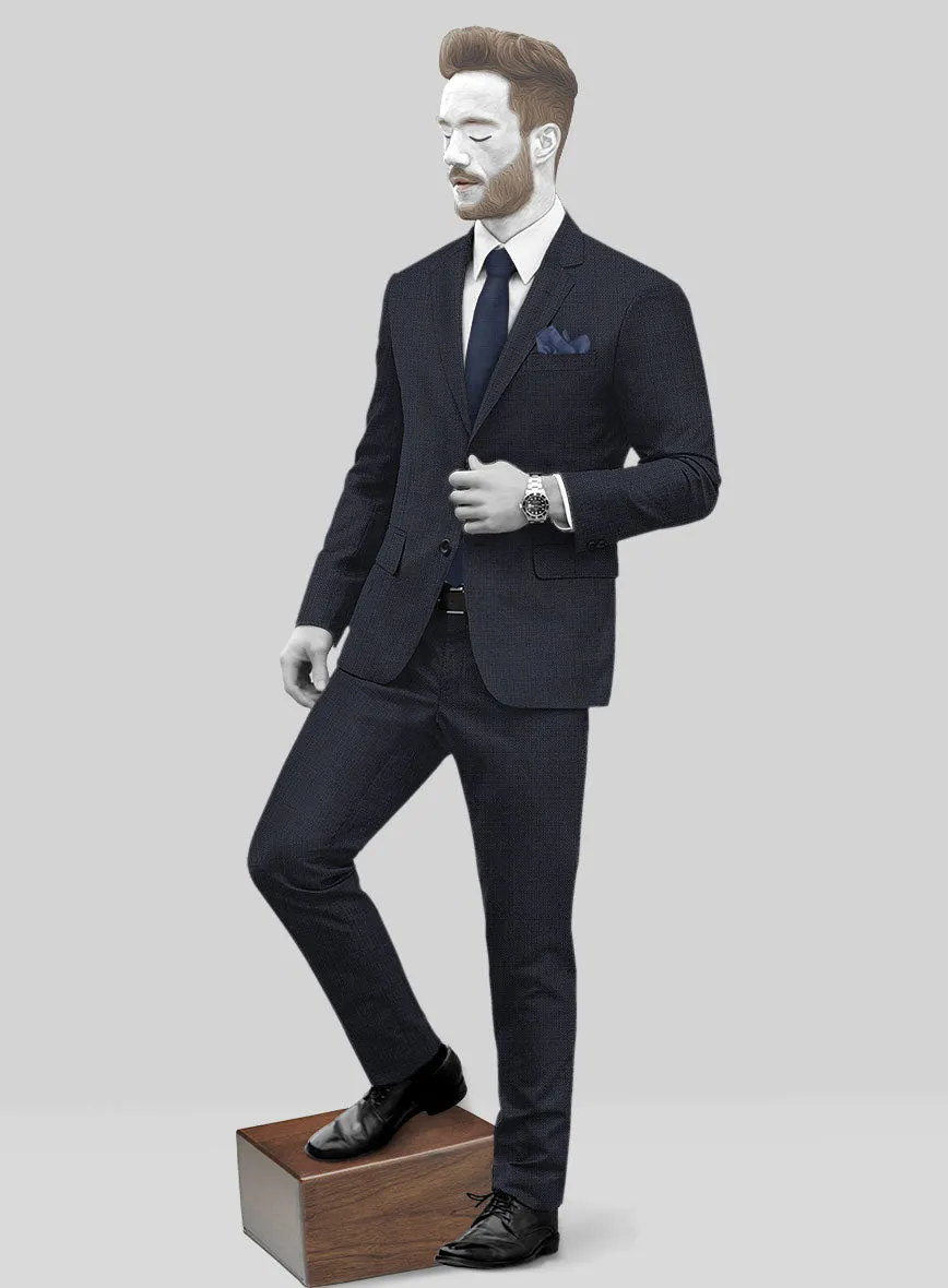 Napolean Retro Navy Wool Suit