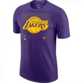 Nike - Men - Los Angeles Lakers Logo Grid Tee - Court Purple