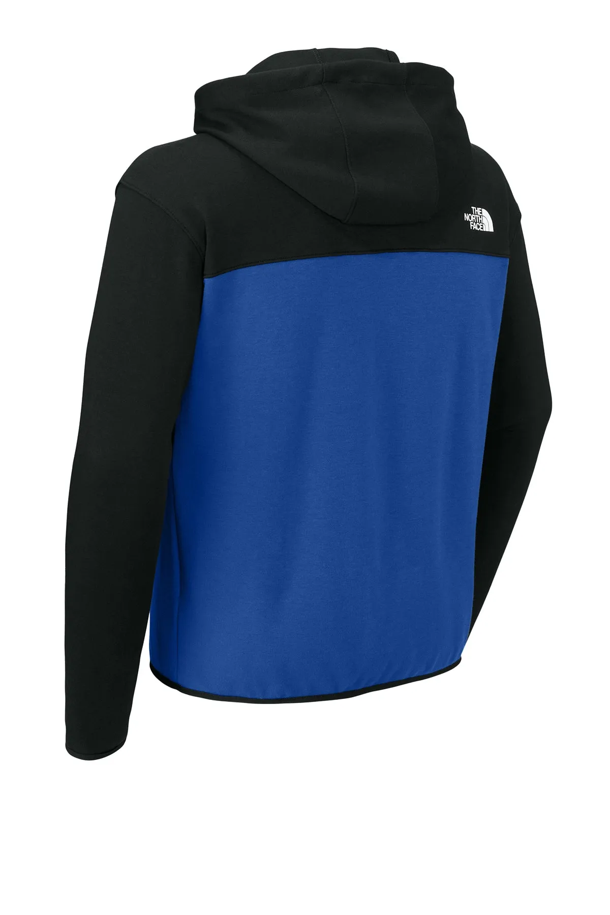 North Face Double-Knit Zip Custom Hoodies, Blue/ Black