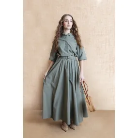 NUE-NUS4526 GREEN WILLOW SKIRT