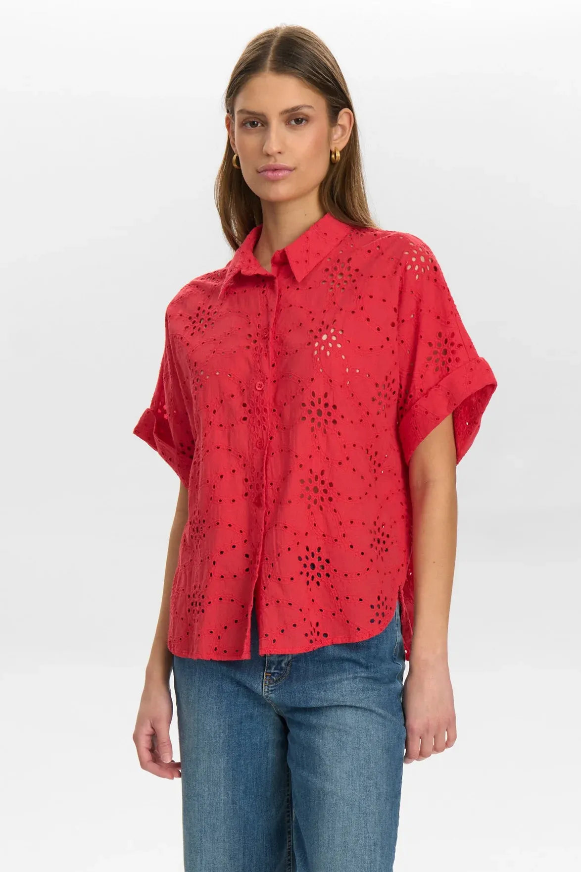 Numph Karissa Geranium Blouse