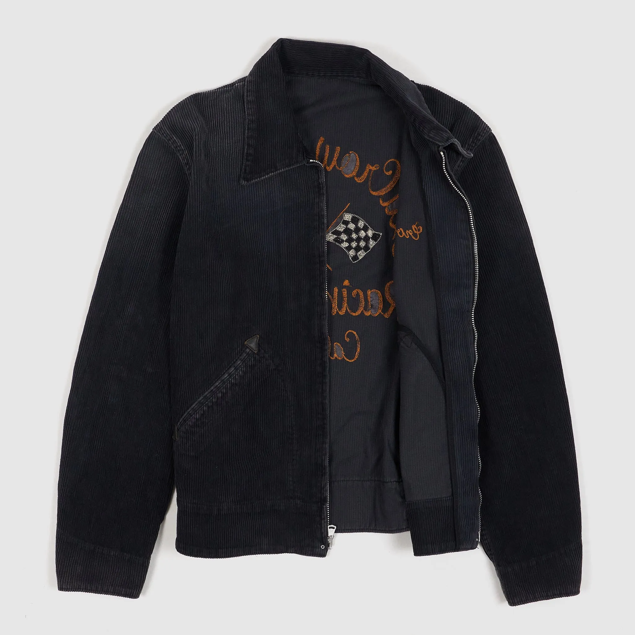 Old Crow Speed Shop by Glad Hand & Co Racing Cord Club Sports Jacket