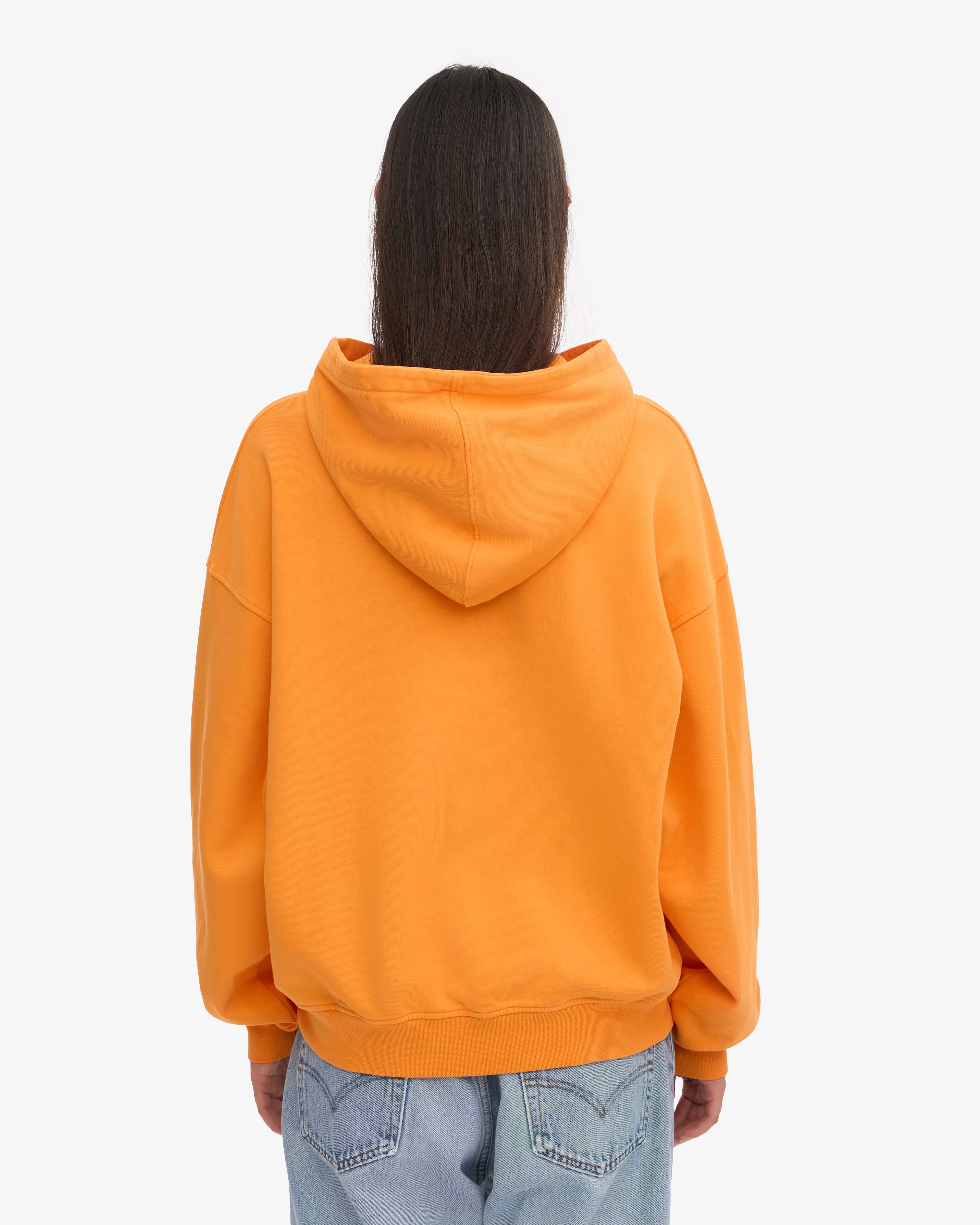 Organic Oversized Hood - Sunny Orange