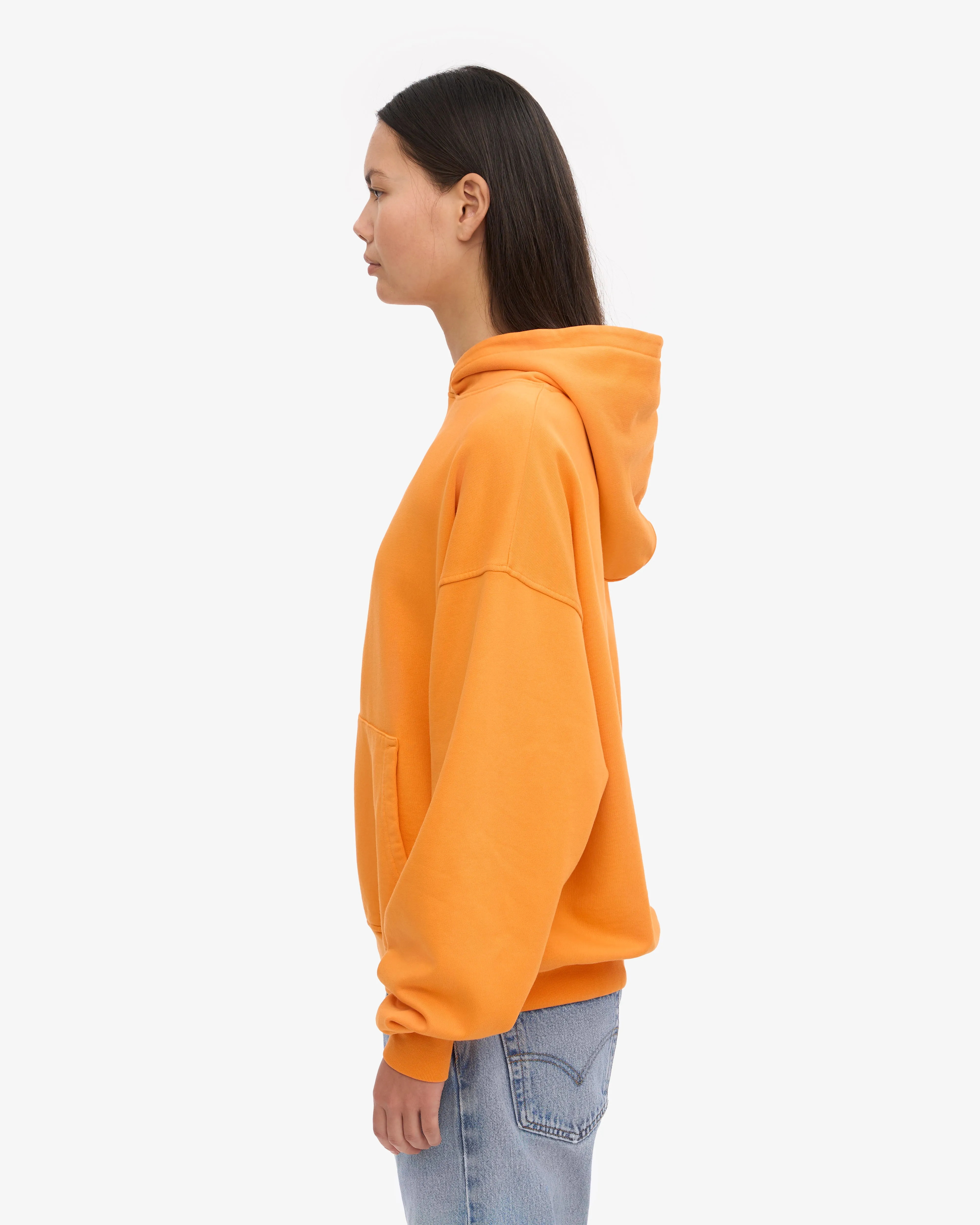 Organic Oversized Hood - Sunny Orange