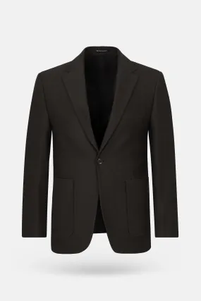 Patterned Dark Brown Blazer