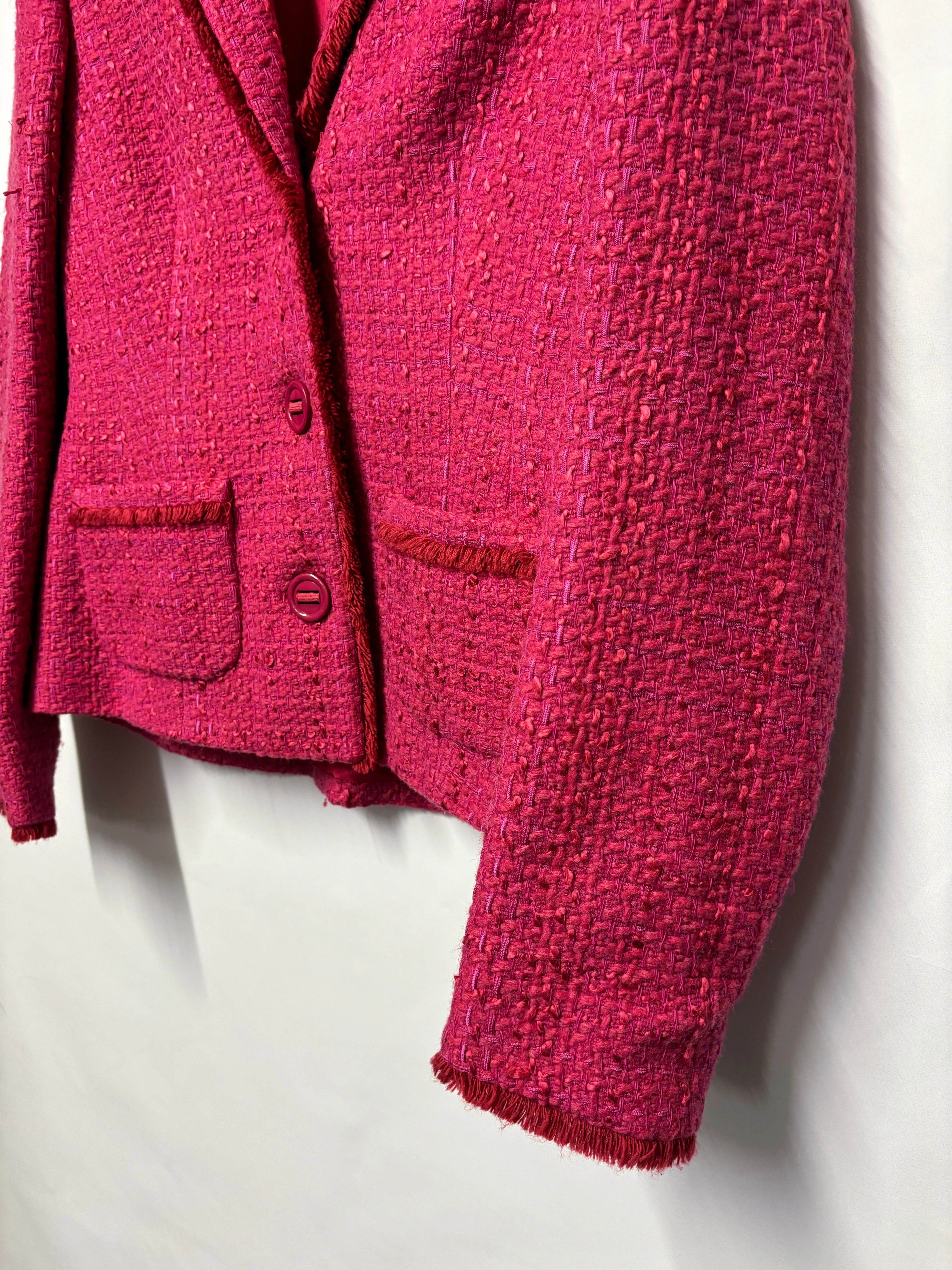 Phase Eight Pink Tweed Blazer Size 10