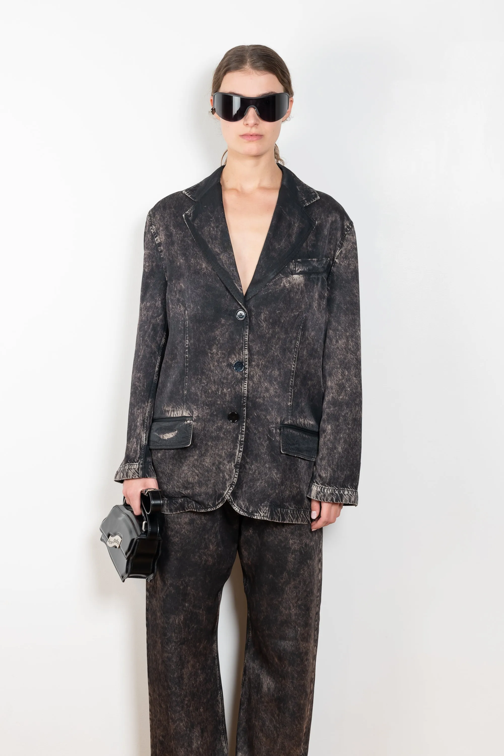 Printed Blazer Jacket
