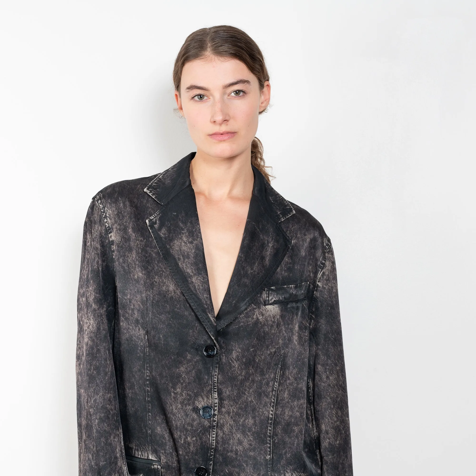 Printed Blazer Jacket