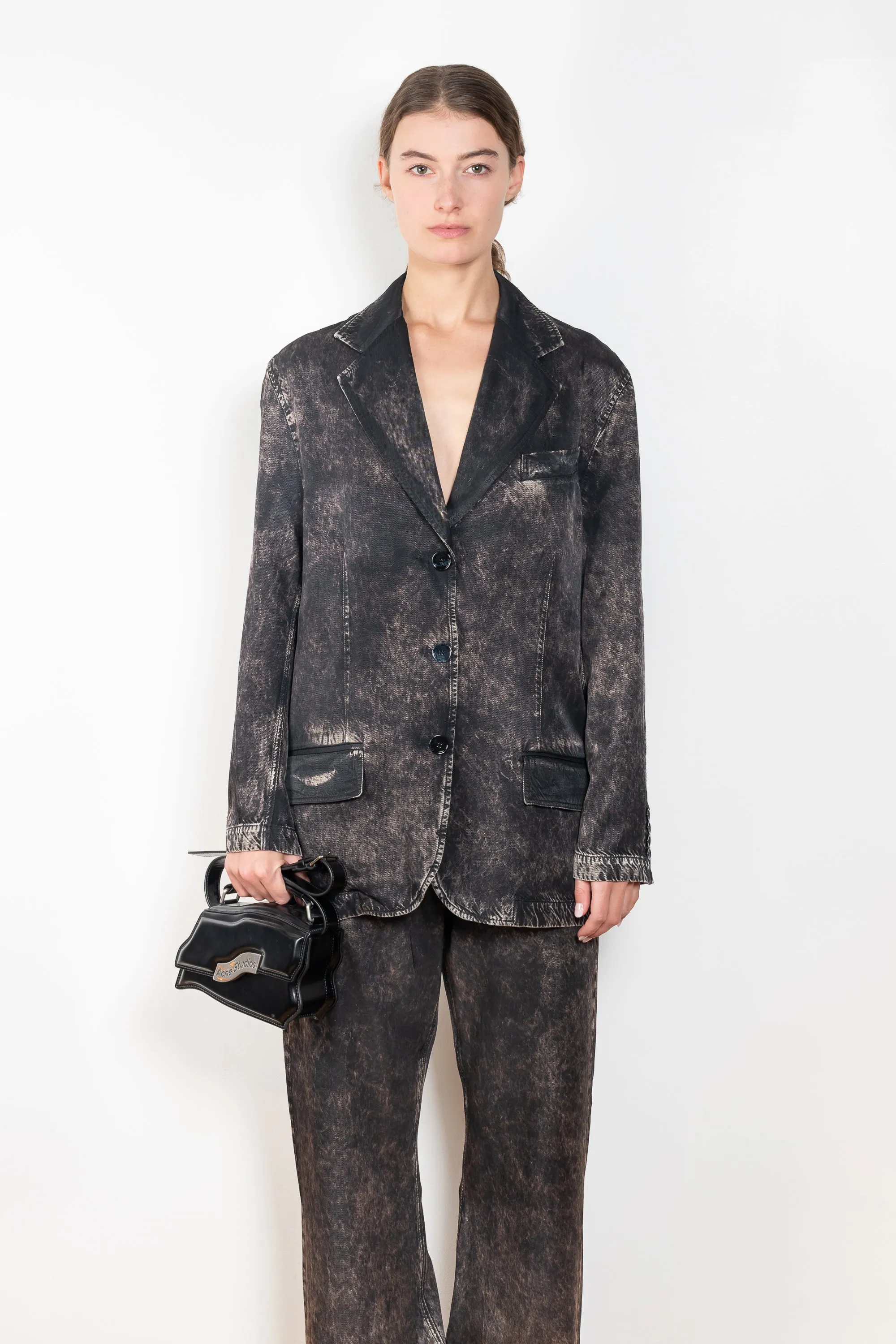Printed Blazer Jacket