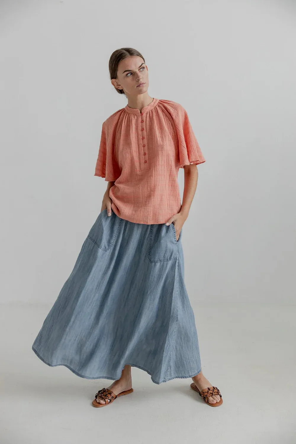 Project AJ117 Sandie Blush Blouse