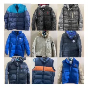 Puffer jackets Nike Adidas Polo Tommy and other premium brands