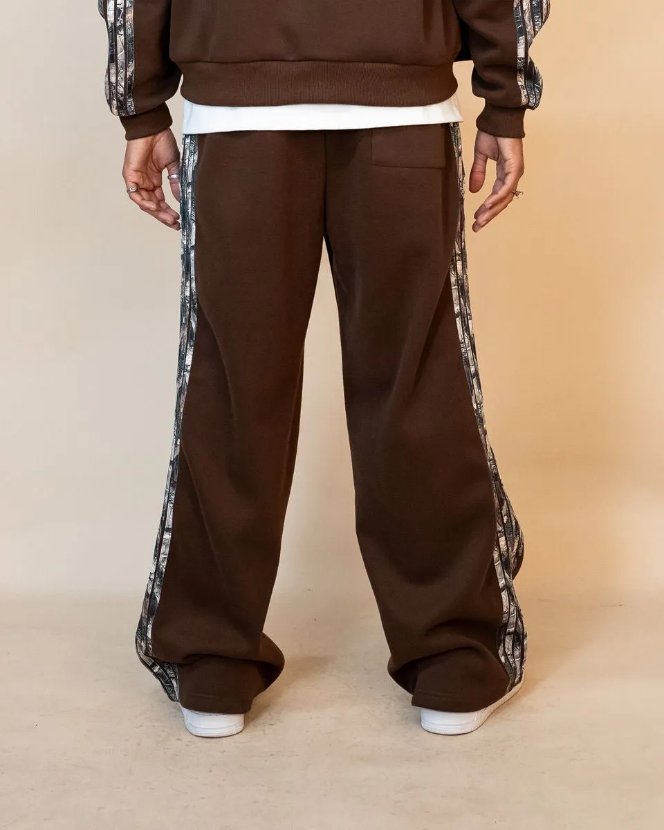 Real Camo Striped Baggy Pants
