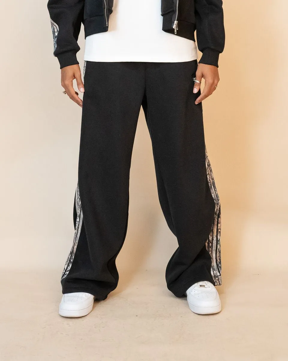 Real Camo Striped Baggy Pants