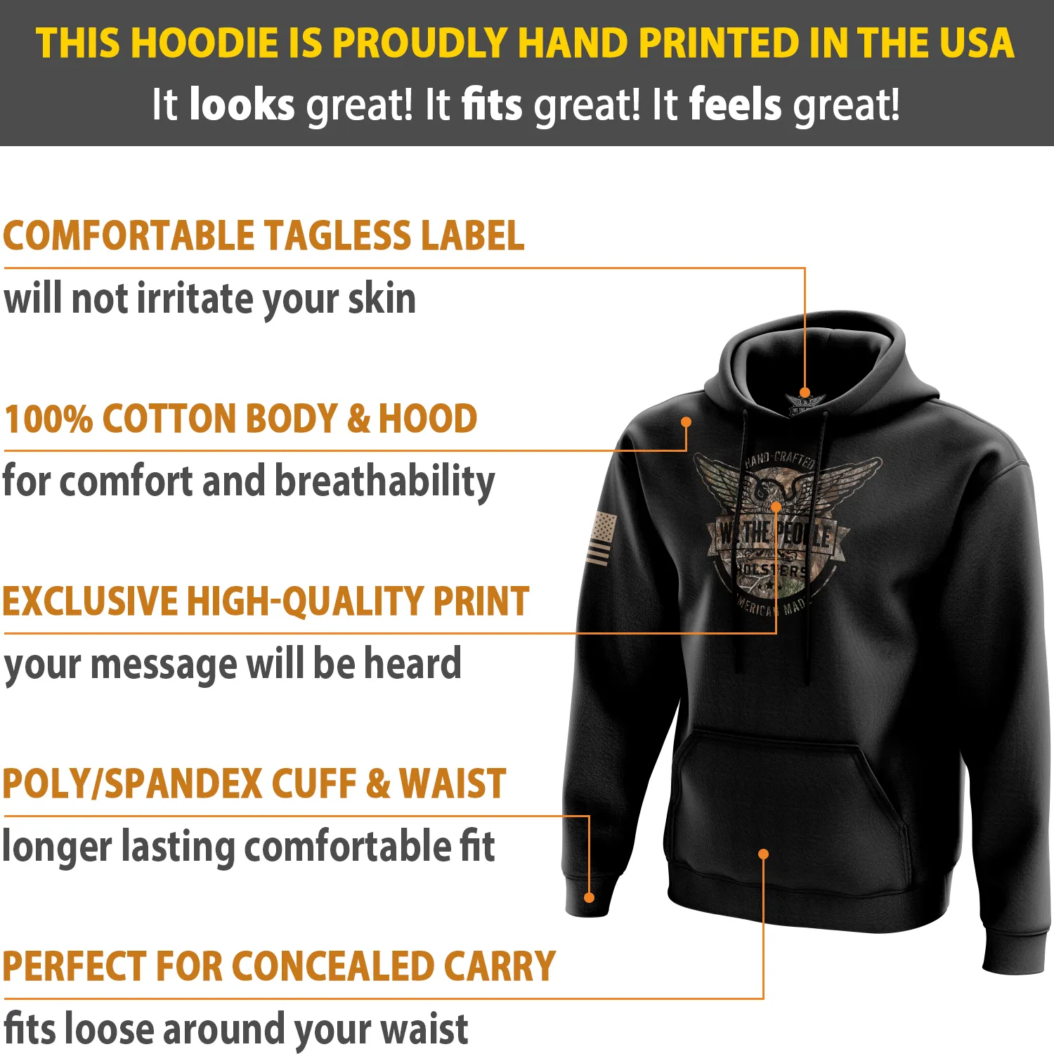 Realtree EDGE® We The People Holsters Logo Hoodie