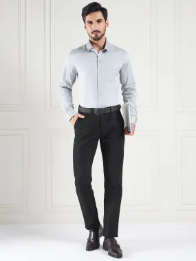 Regular Fit Grey Shirt For Men