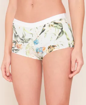 Romantic Flower Cotton Boyshort