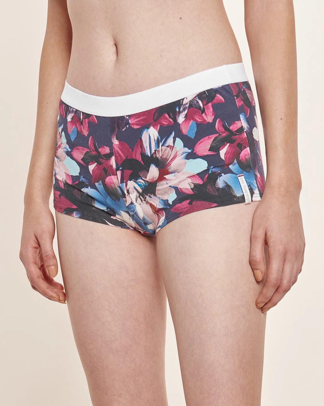 Romantic Flower Cotton Boyshort