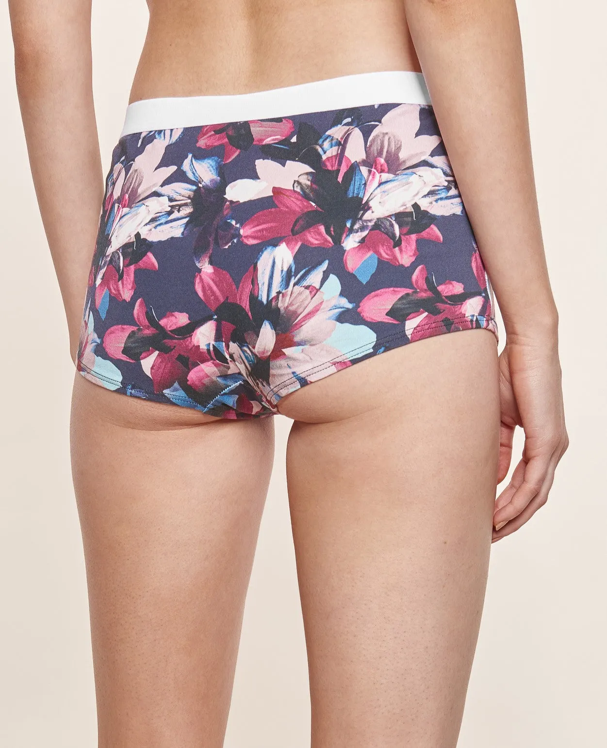 Romantic Flower Cotton Boyshort