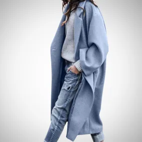 Sarah Women's Oversized Long Lapel Coat