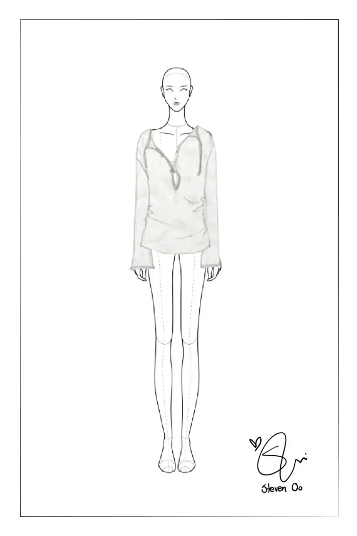 Savi Sheer Sweater in Baby Alpaca Knit
