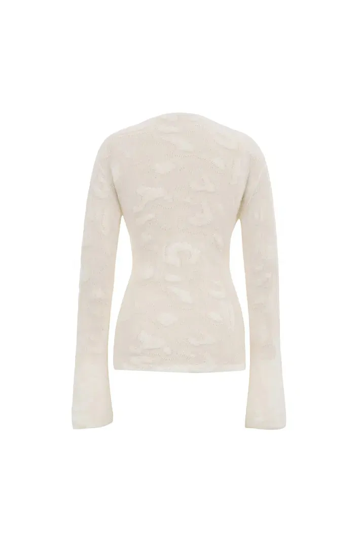 Savi Sheer Sweater in Baby Alpaca Knit