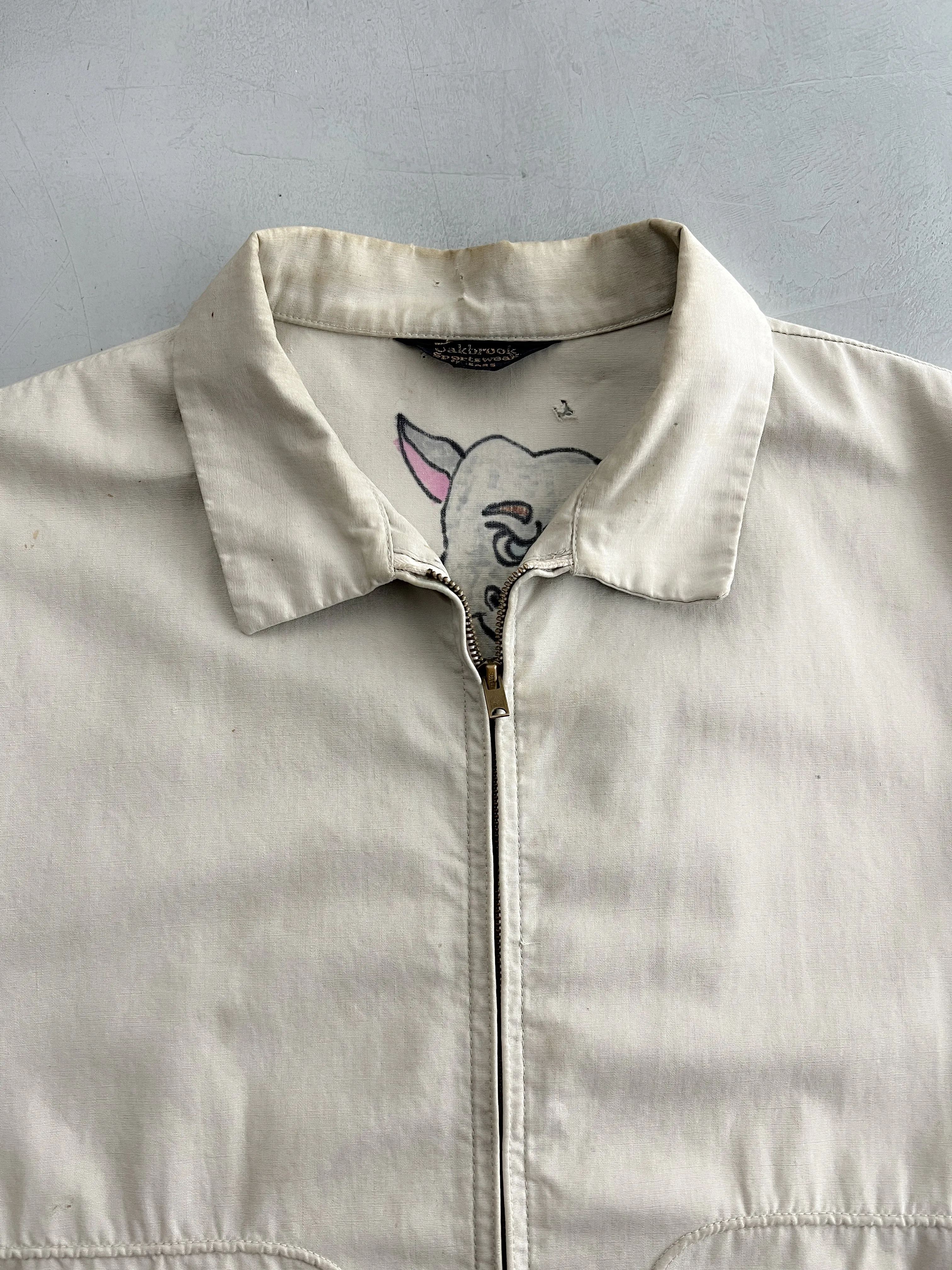 Sears Harrington Jacket w Hand Drawn Details [L]