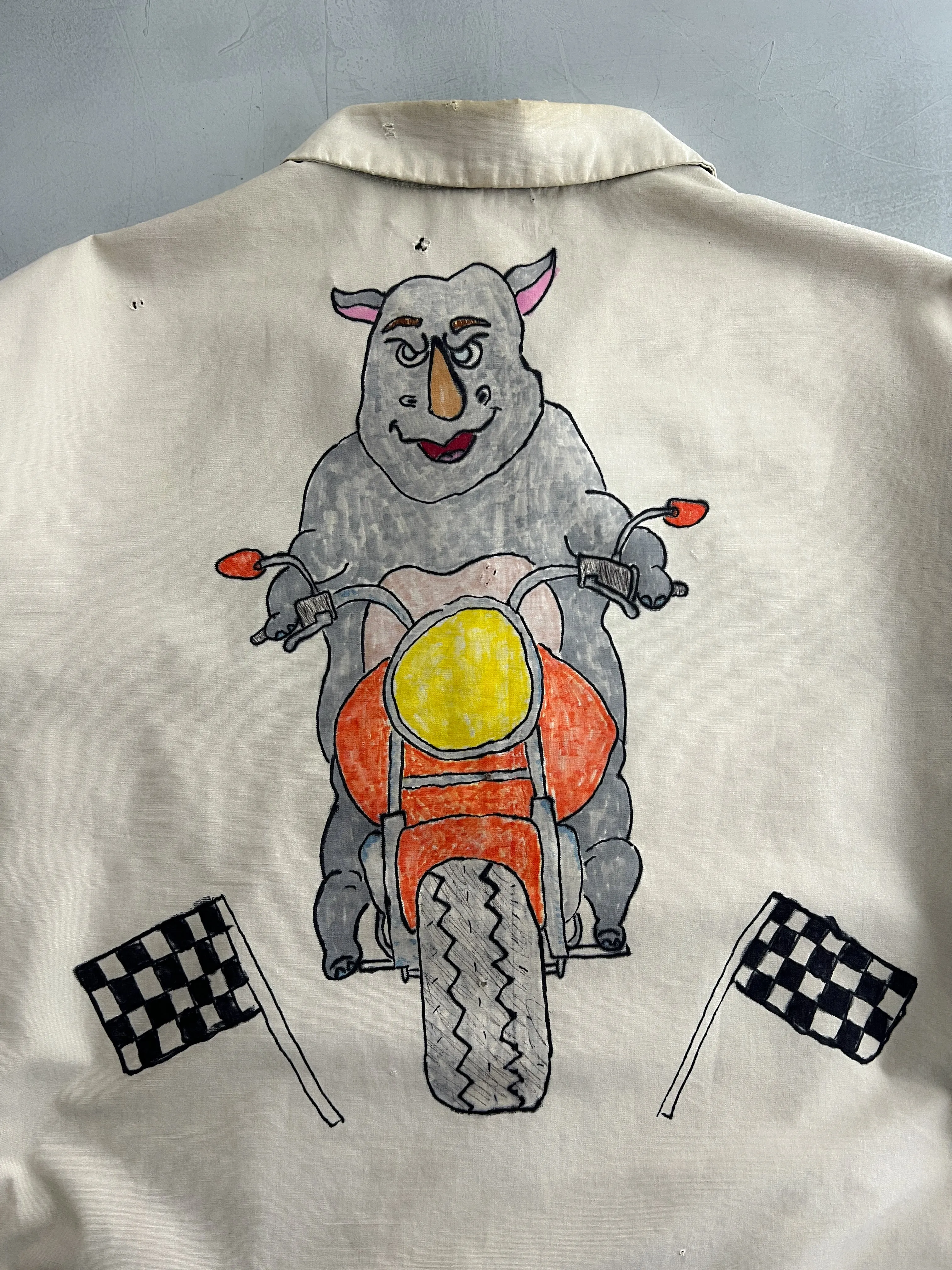 Sears Harrington Jacket w Hand Drawn Details [L]