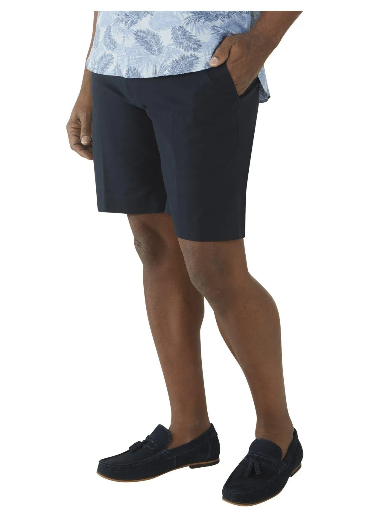 SKOPES Mens Big Size Cotton Chino Shorts (Biarritz)