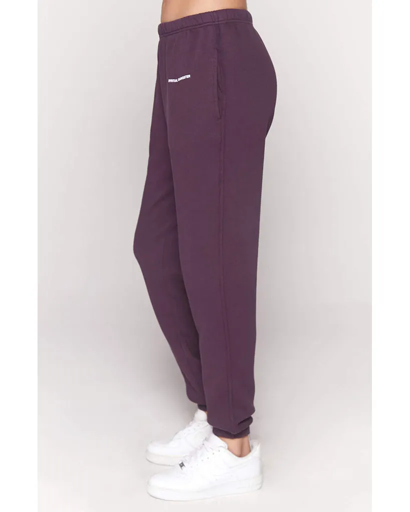 Spiritual Gangster Laguna Sweatpants - FA10409003 - Womens - Blackberry