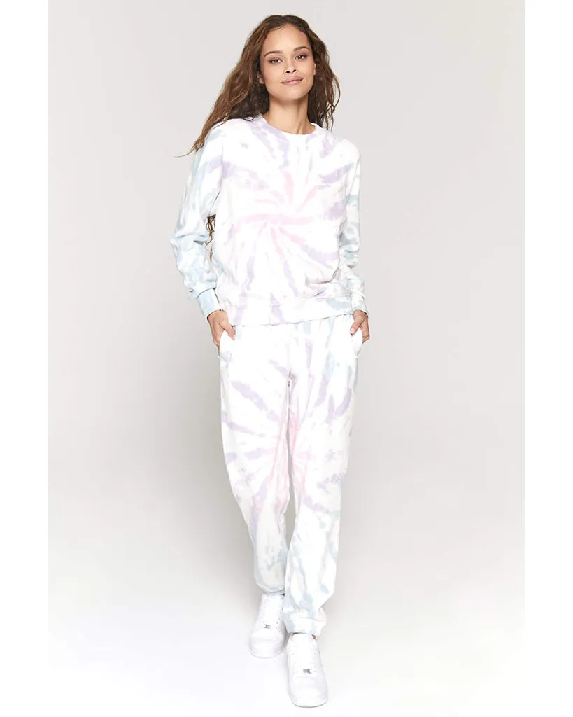 Spiritual Gangster Laguna Sweatpants - SU10409016 - Womens - Pastel Swirl Tie Dye