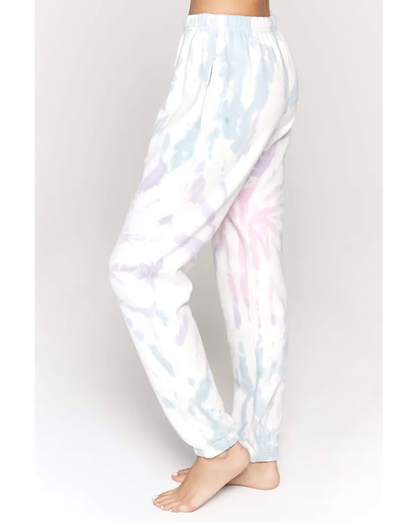 Spiritual Gangster Laguna Sweatpants - SU10409016 - Womens - Pastel Swirl Tie Dye