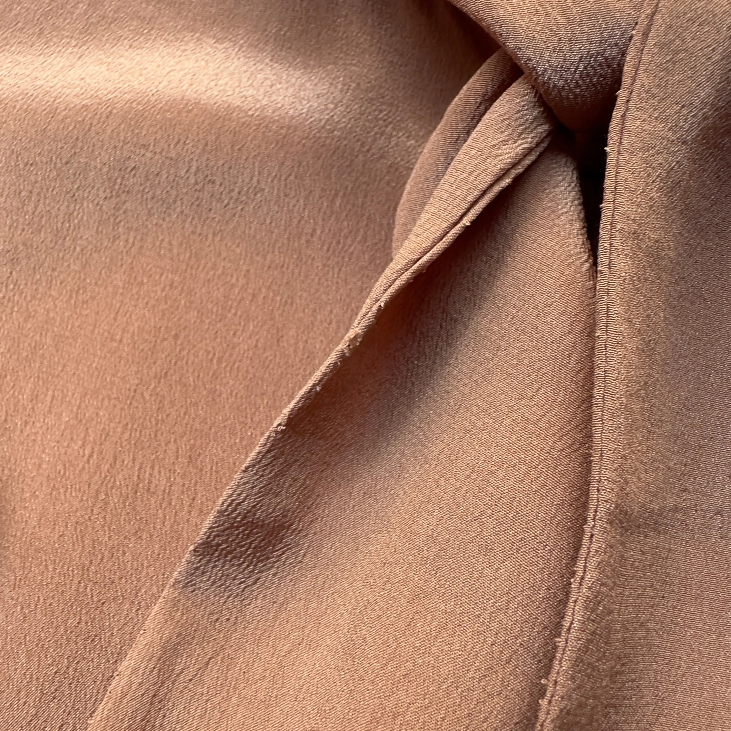 Tie Neck Silk Blouse
