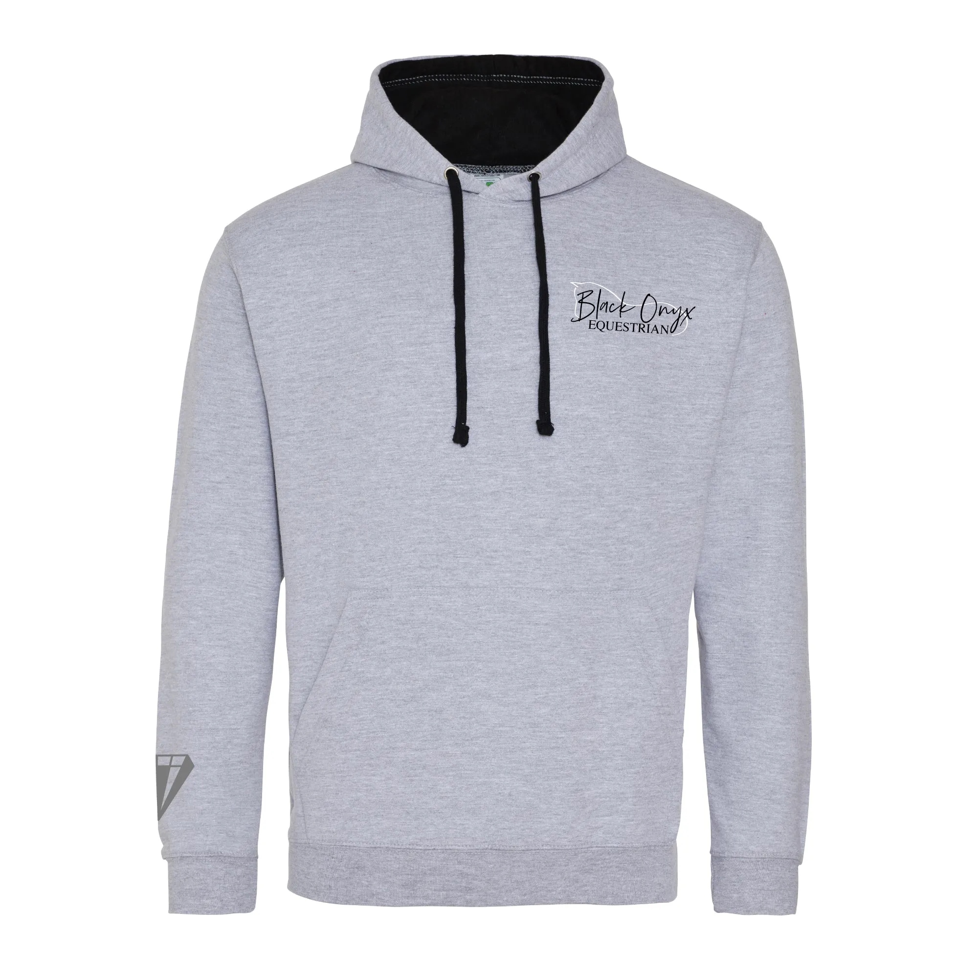 Unisex Contrast Hoodie - Grey