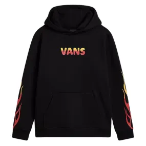Vans Boys Flame Hoodie - Black