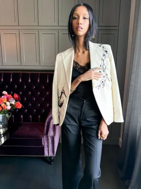WOMEN'S EMBROIDERED BEADED JACKET