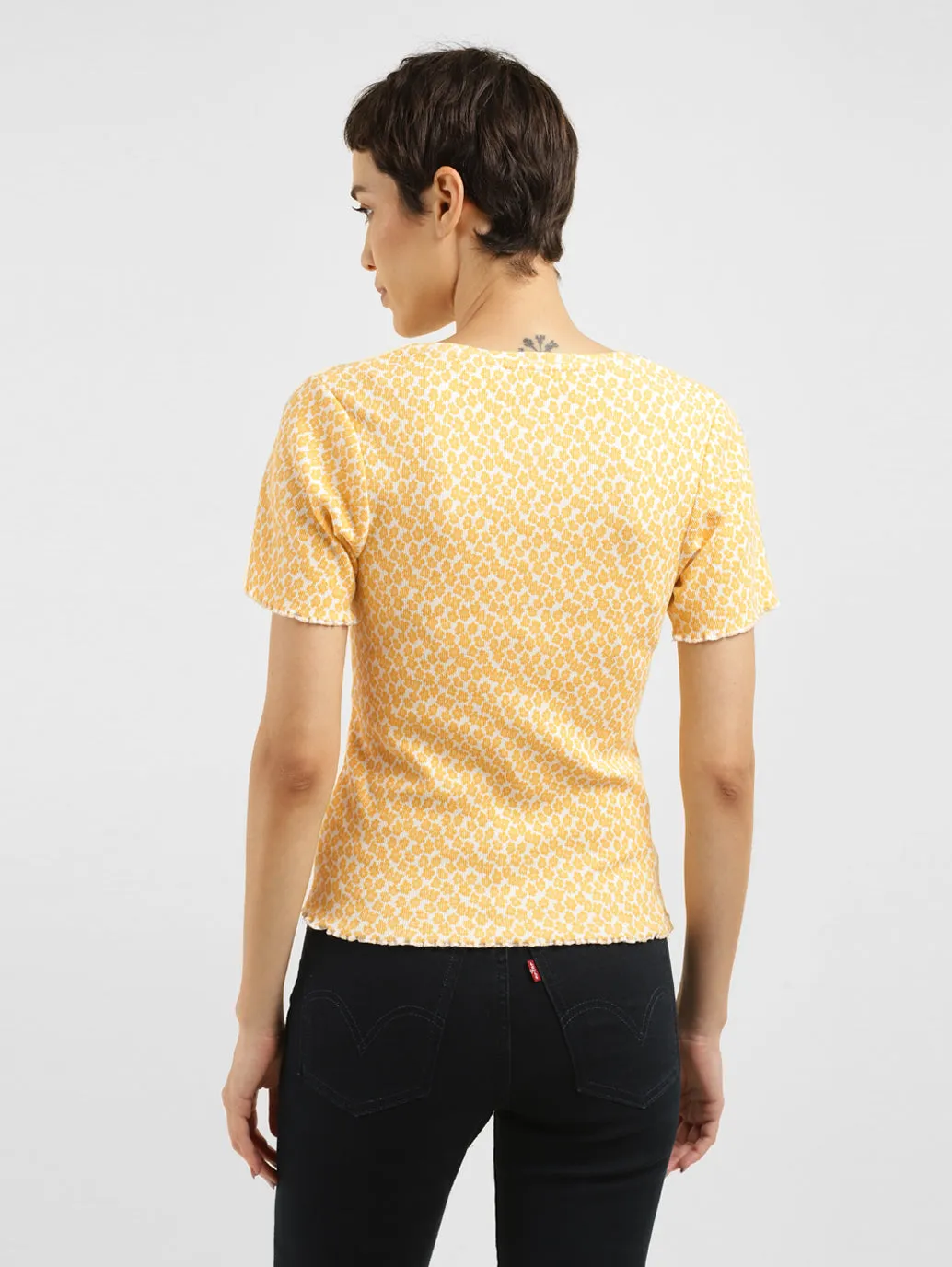 Women's Floral Print Regular Fit Top