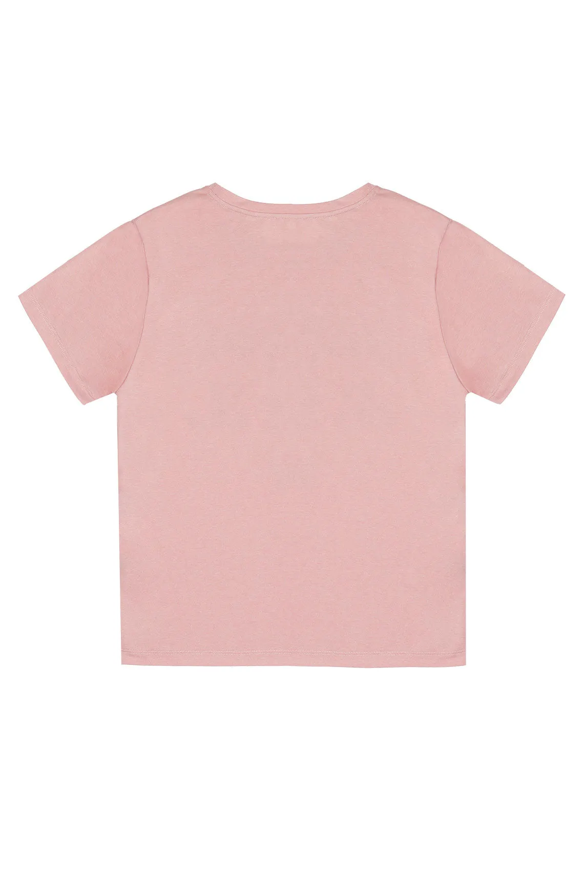 Women's Pink Crew neck T-Shirt