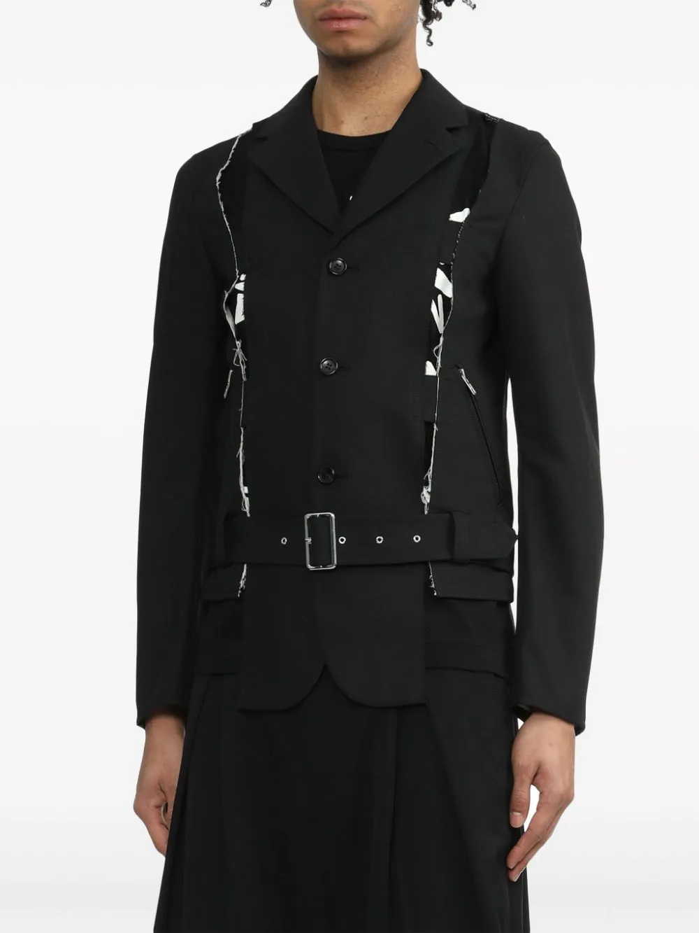 Zip Details Blazer